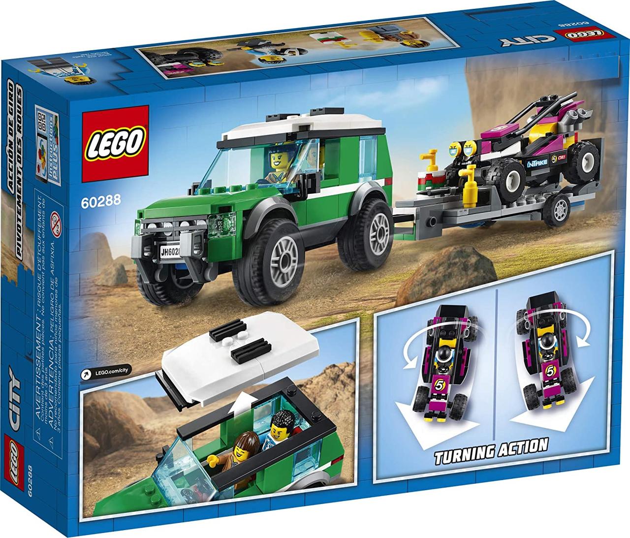 Конструктор LEGO City Race Buggy Transporter Забавная игрушка для детей (210 шт.) — изображение 5