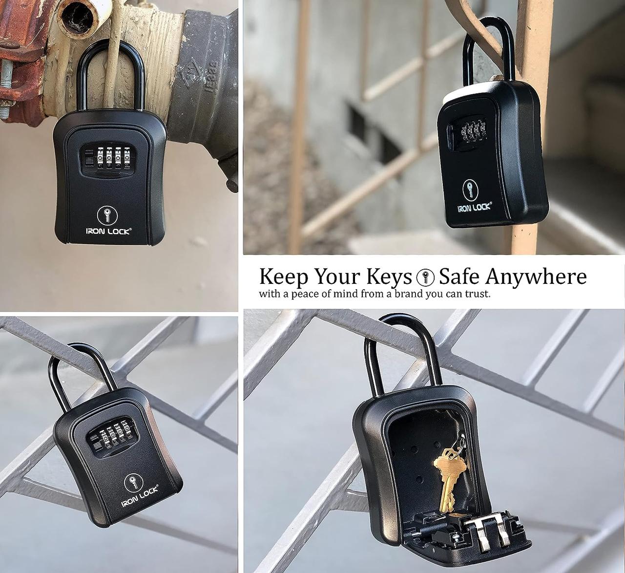 Ключница навесная  для дома водонепроницаемая ‎Iron Lock — изображение 2