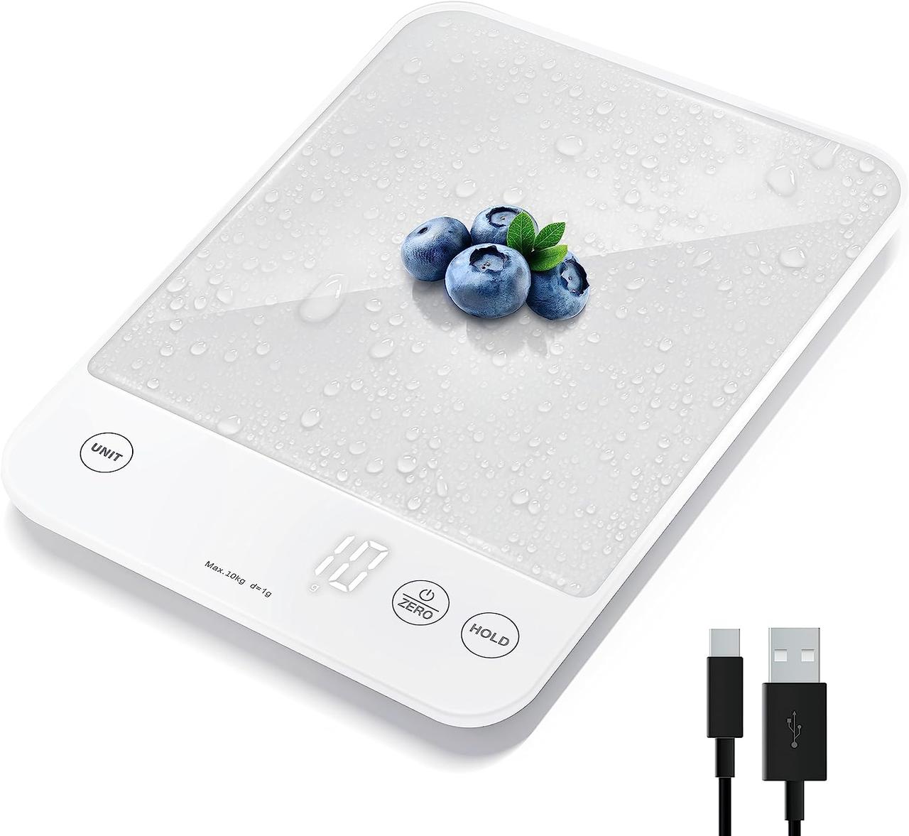 Цифровые весы для кухни водонепроницаемые Etekcity Luminary Lite до 10 кг — изображение 1