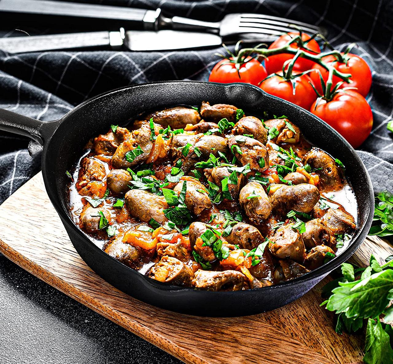Чугунная сковорода Utopia Kitchen, набор из 3 предметов - набор чугунных сковородок - 15-20-25 см — изображение 6