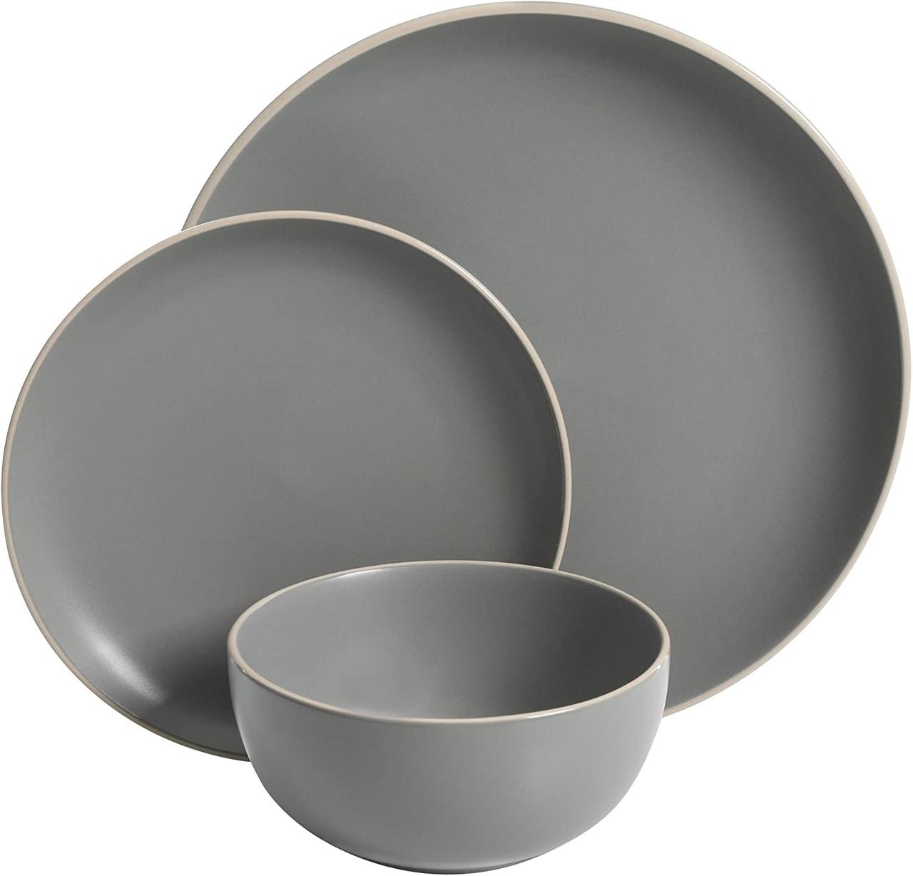 Столовый сервиз на 4 персоны 12 предметов Gibson Home Rockaway — изображение 2