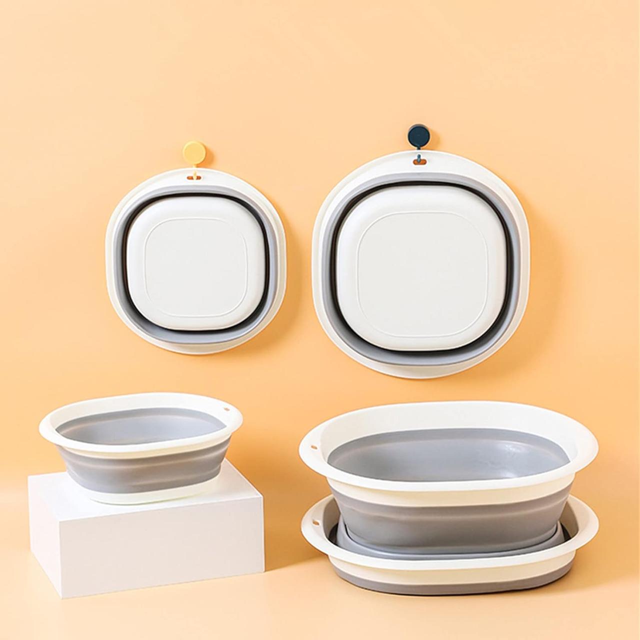Набор складных чаш для кемпинга и раковин для автофургонов (набор из 3 шт., S,M,L) — изображение 3