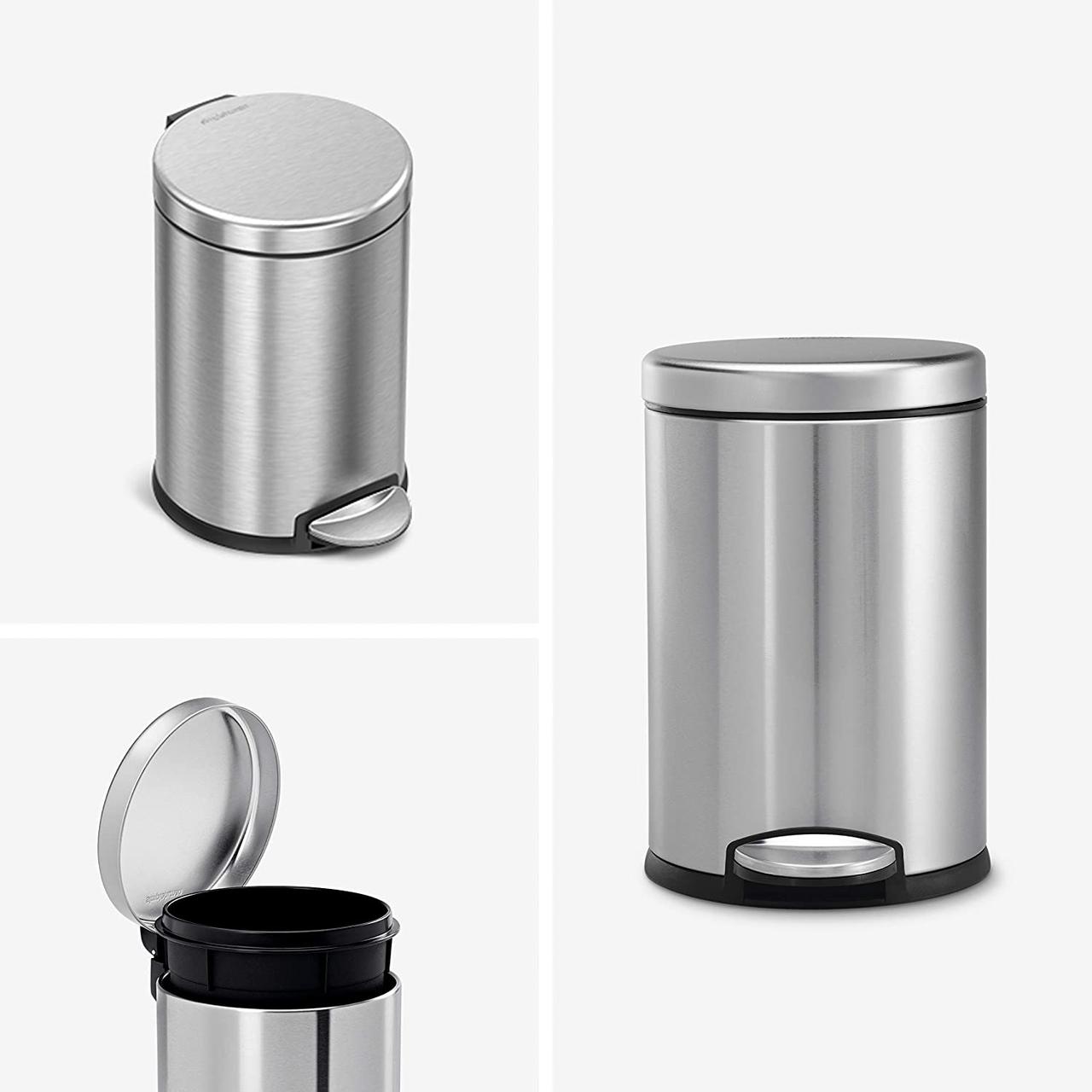 Мусорный бак Simplehuman 4.5 л для ванной комнаты и офиса — изображение 2