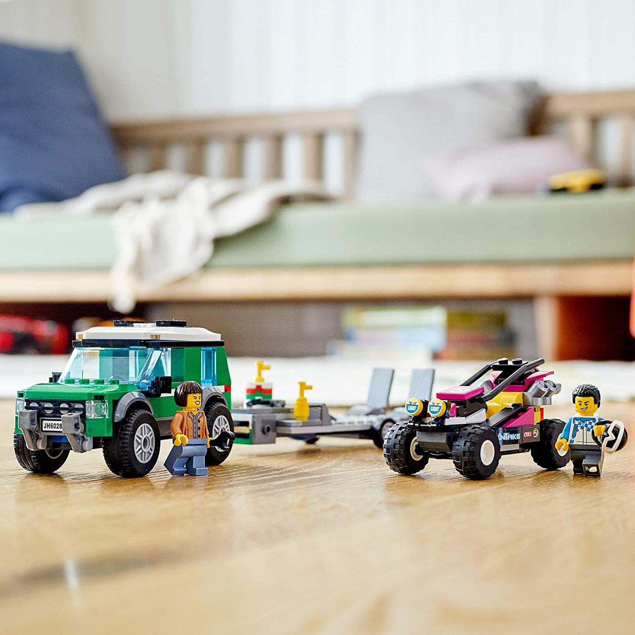 Конструктор LEGO City Race Buggy Transporter Забавная игрушка для детей (210 шт.) — изображение 7