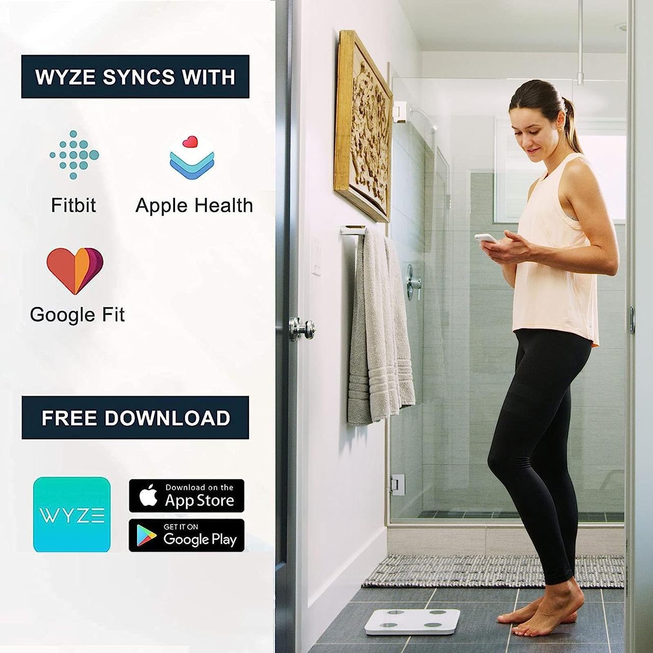 Цифровые весы Wyze Smart для измерения жира, ИМТ и мышц, потери веса — изображение 4