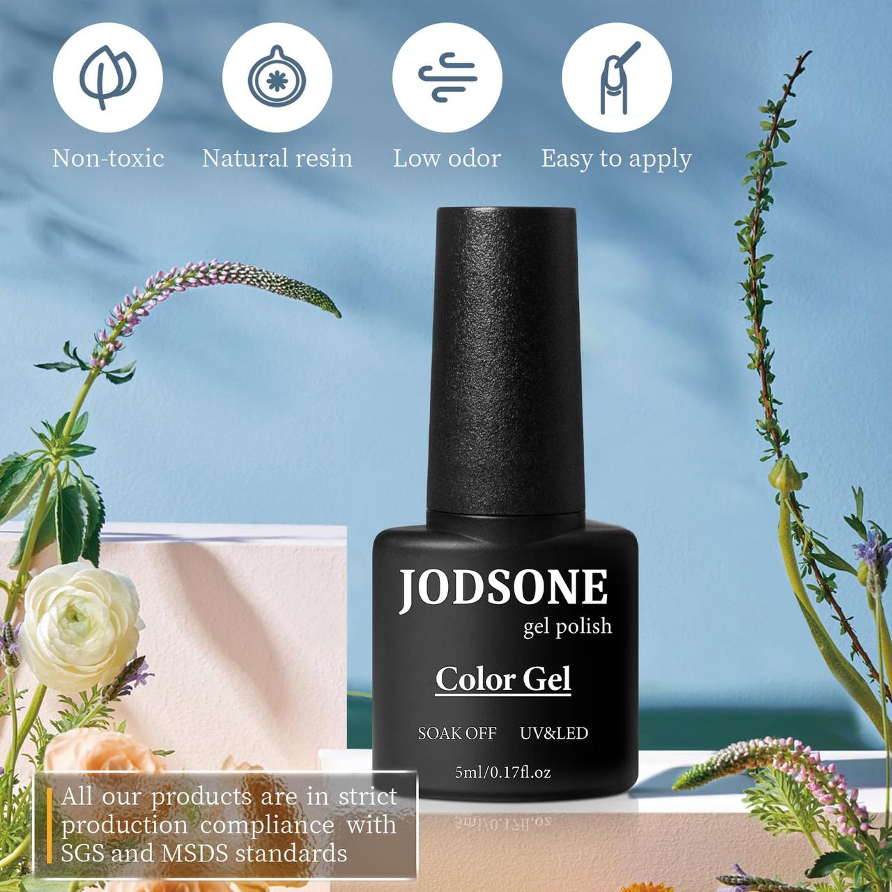 Набор гель-лаков JODSONE, 60 шт., набор гель-лаков для ногтей для стартового маникюра — изображение 6