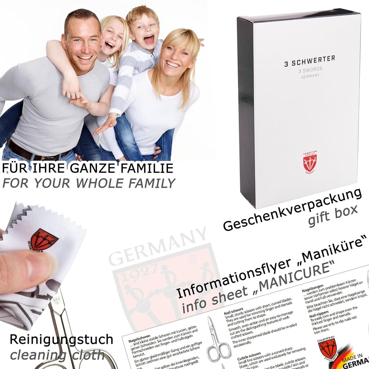 Набор для ухода за маникюром и педикюром из 11 предметов 3 Swords Germany — изображение 6