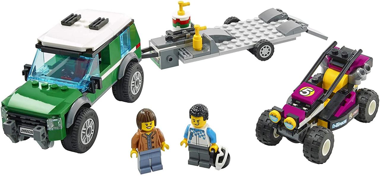 Конструктор LEGO City Race Buggy Transporter Забавная игрушка для детей (210 шт.) — изображение 2