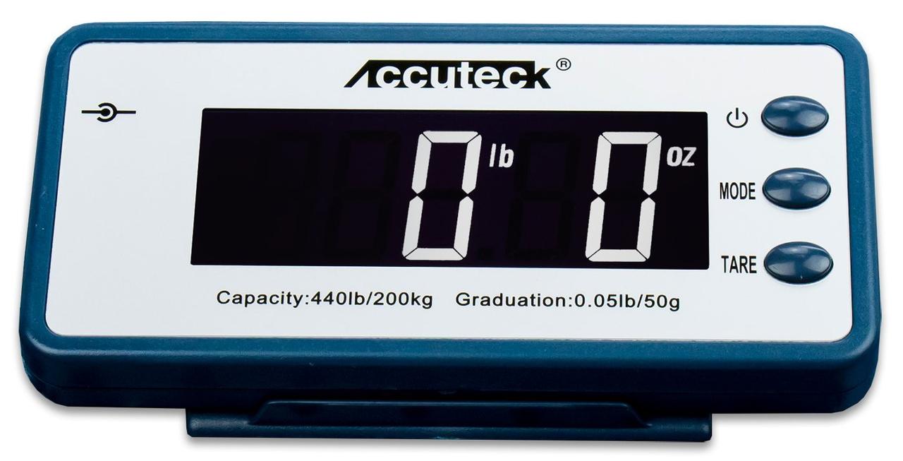 Почтовые весы для тяжелых условий эксплуатации Accuteck до 200 кг — изображение 4