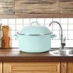 Эмалированная стальная жаровня с крышкой 6л Martha Stewart — изображение 2