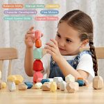 Деревянные кубики, обучающие игрушки для детей 3, 4, 5, 6 лет, Подарки для детей — изображение 4