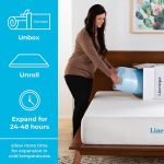Наматрасник Linenspa 7.5 см, наматрасник из пены с эффектом памяти и гелевым наполнителем — изображение 2