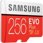Карта памяти Samsung 256GB EVO Plus Class 10 UHS-I microSDXC U3 с адаптером (MB-MC256GA)