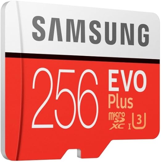 Карта памяти Samsung 256GB EVO Plus Class 10 UHS-I microSDXC U3 с адаптером (MB-MC256GA)