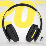 Наушники Bluetooth Power Locu, складные стереонаушники с микрофоном — изображение 4