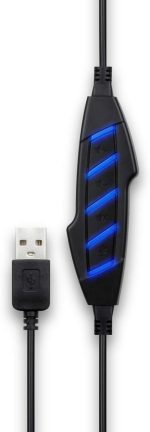 Проводная USB-стереогарнитура Aluratek, наушники с микрофоном и шумоподавлением — изображение 6