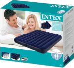 Матрас надувной Intex с 2 подушками и двойным ручным насосом — изображение 4