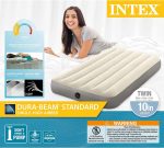 Надувная кровать двойная Intex Dura-Beam с очень широкими клапанами 2 в 1 — изображение 5