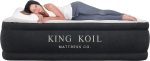 Надувной матрас King Koil со встроенным высокоскоростным насосом для кемпинга, дома и гостей