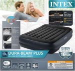 Надувной матрас Intex из волокнистого материала со встроенным электрическим насосом — изображение 6