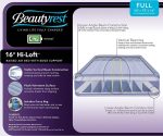 Надувной матрас Beautyrest Hi-Loft надувная кровать с приподнятым профилем и внешним насосом — изображение 5