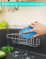 Держатель губки для раковины клейкий 4 в 1 — изображение 3