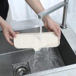 Силиконовая мыльница для ванной комнаты и кухонной раковины со сливным носиком — изображение 8