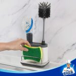 Органайзер для кухонной мойки, держатель для губки и поддона — изображение 3