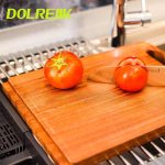 Сушилка для посуды над раковиной складная и регулируемая  для кухонной мойки с держателем для посуды — изображение 4