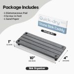 Мыльница, столешница в ванной комнате Instant Dry Sink Caddy, быстросохнущий поднос — изображение 6