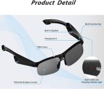 Очки со встроенным микрофоном и динамиками с защитой от ультрафиолета Bluetooth — изображение 4