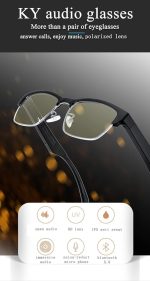 Стерео-очки OOAVR, Беспроводные аудио Bluetooth-очки — изображение 5