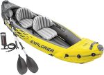 Надувной каяк 2-х местный Intex Explorer K2, каяк спортивный для легкой гребли