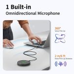Конденсаторный USB-микрофон AIRHUG для ноутбука и ПК с функцией Plug & Play, для онлайн-звонков и записи видео — изображение 3