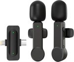 Беспроводной петличный мини-микрофон TXT для iPhone, Android, iPad