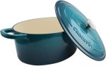 Чугунная эмалированная жаровня овальная Artisan 6.6л — изображение 3