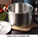Индукционная кастрюля 6.6л HOMI CHEF, полированная кастрюля с крышкой — изображение 6