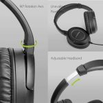 Проводные наушники Avantree HF039 с длинным спиральным шнуром для телевизора и ПК — изображение 3