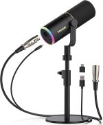 Игровой микрофон TONOR XLR/USB, динамический микрофон для записи и подкастов