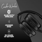 Беспроводные Bluetooth-наушники Skullcandy Crusher с сенсорными басами — изображение 6