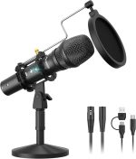 Студийный микрофон для подкастов MAONO USB/XLR, микрофон для вокала и записи