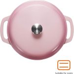 Чугунная кастрюля 6л Amazon с крышкой и двумя ручками — изображение 2