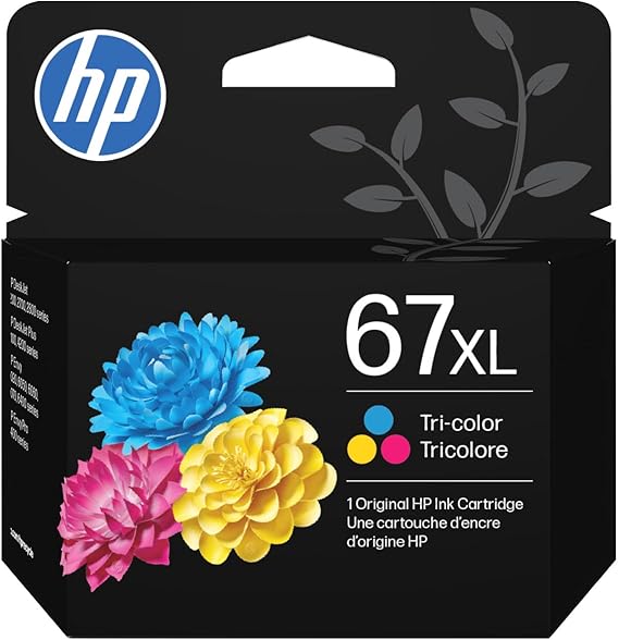 Оригинальный трехцветный картридж увеличенной емкости HP 67XL