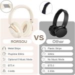 Беспроводные наушники с микрофоном RORSOU B8 Bluetooth, складная стереогарнитура — изображение 3