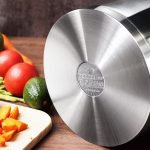 Индукционная кастрюля 6.6л HOMI CHEF, полированная кастрюля с крышкой — изображение 4