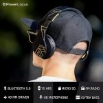 Наушники Bluetooth Power Locu, складные стереонаушники с микрофоном — изображение 5
