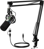 Микрофон для подкастов RGB с программным обеспечением MAONO