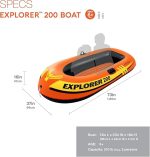 Надувная лодка INTEX Explorer, лодка 2-х местная — изображение 4