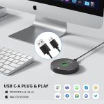 Конденсаторный USB-микрофон AIRHUG для ноутбука и ПК с функцией Plug & Play, для онлайн-звонков и записи видео — изображение 4