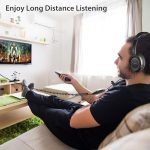 Проводные наушники Avantree HF039 с длинным спиральным шнуром для телевизора и ПК — изображение 6
